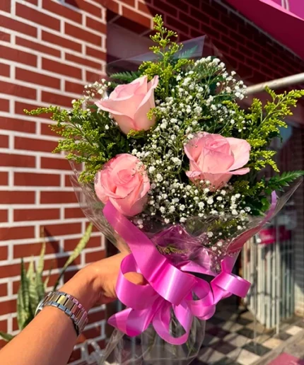 Buquê 3 Rosas – Promoção